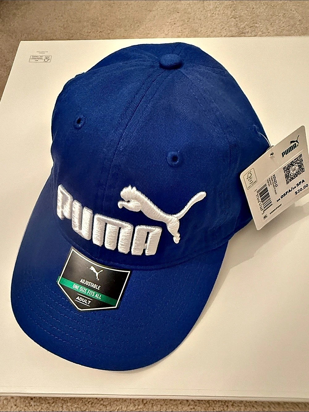 Puma Adult Blue Adjustable Cap NWT